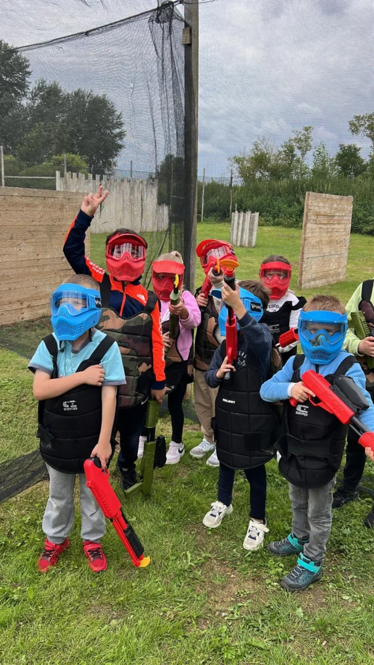 Paintball Nerf pour enfants près du Château de Ravenel